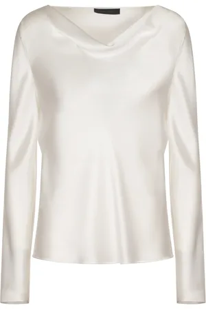 Alberta Ferretti Femme, Blouses et Chemises, Blanc, Taille: 40 FR Robe Blanche Élégante