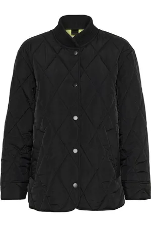 Kaffe Femme, Vestes, Noir, Taille: 40 FR Veste Matelassée Noire Profonde Élégante