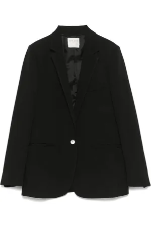 FORTE FORTE Femme, Vestes, Noir, Taille: 36 FR Veste Chic en Viscose