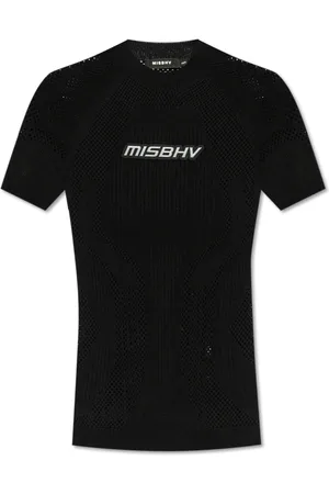 MISBHV Femme, Tops, Noir, Taille: 42/44 FR Haut avec logo