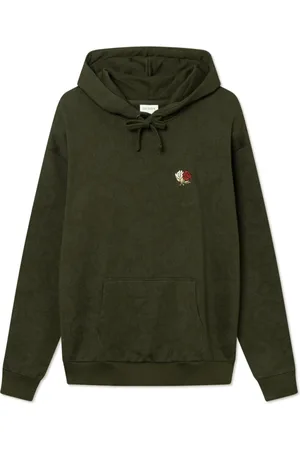 Les Deux Homme, Sweatshirts et sweats à capuche, Vert, Taille: L Clyde AOP Sweat à capuche