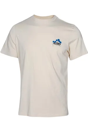 Autry Homme, Tops, , Taille: M T-shirt en coton avec imprimé coloré