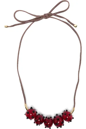 Colville Femme, Accessoires, Rouge, Taille: ONE Size Collier en verre de Murano
