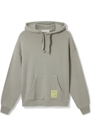 Axel Arigato Homme, Sweatshirts et sweats à capuche, Vert, Taille: XL Patch Washed Sweat à capuche