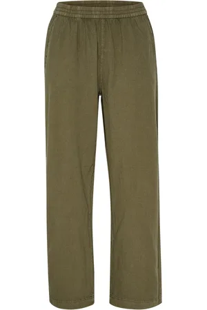 Kaffe Femme, Pantalons, Vert, Taille: 44 FR Wide Pantalons