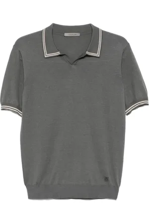 corneliani Homme, Tops, Gris, Taille: XL Pull gris luxueux pour hommes