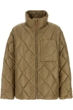 Jil Sander Homme, Vestes, Vert, Taille: L Doudoune Kaki