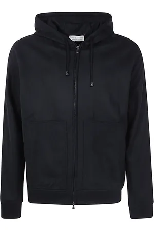 FILIPPO DE LAURENTIIS Homme, Sweatshirts et sweats à capuche, Noir, Taille: L Sweat à capuche avec fermeture éclair intégrale