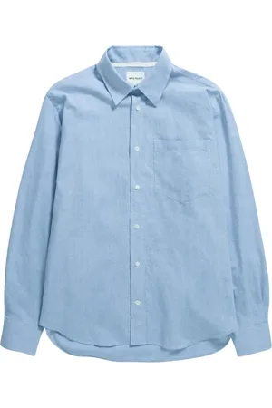 Norse projects Homme, Chemises, Bleu, Taille: S Chemise Chambray