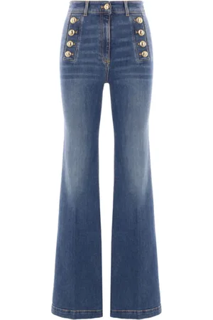 Elisabetta Franchi Femme, Jeans, Bleu, Taille: W27 Jeans Bleus pour Femmes Confort Stylé