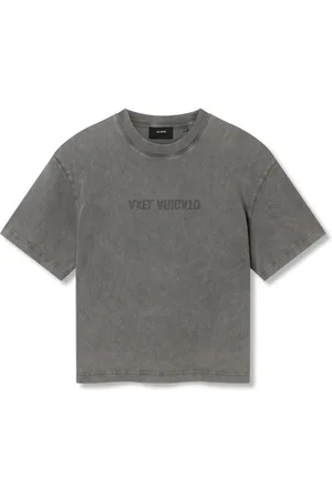 Axel Arigato Femme, Tops, Gris, Taille: 40 FR Déformer T-shirt