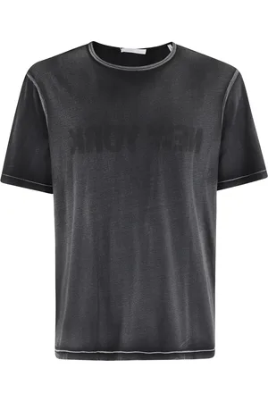 Helmut Lang Homme, Tops, Noir, Taille: M Tee Ville