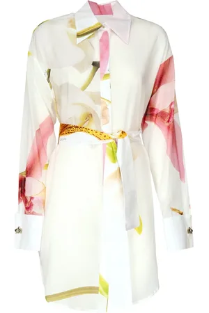 GENNY Femme, Robes, Multicolore, Taille: 38 FR Robes Blanches Vestiti