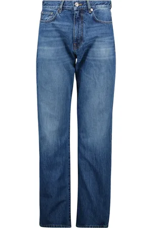 VERSACE Homme, Jeans, Bleu, Taille: W33 Jean droit pour homme