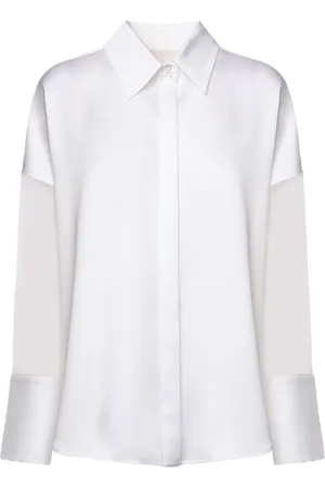 GENNY Femme, Blouses et Chemises, Blanc, Taille: 36 FR Chemise Blouse Blanche