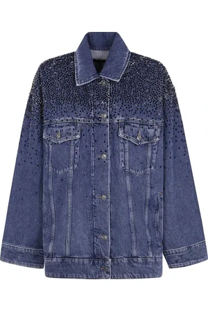 7 for all Mankind Femme, Vestes, Bleu, Taille: 36 FR Veste Trucker Candy