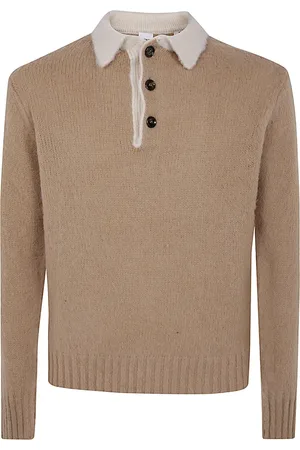 Aspesi Homme, Tops, Brun, Taille: L Polo Contrastant