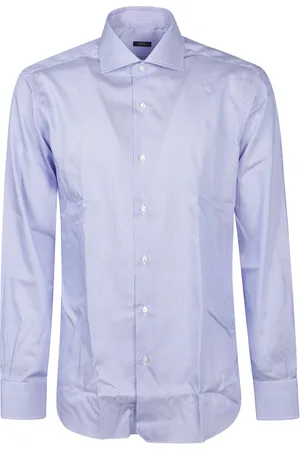 BARBA Homme, Chemises, Bleu, Taille: 3XL Chemise Classique à Manches Longues