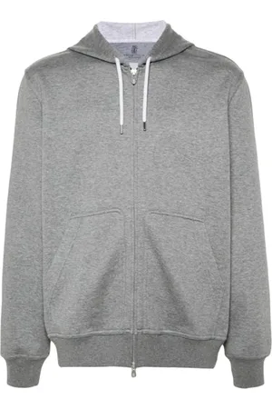 Brunello Cucinelli Femme, Sweatshirts et sweats à capuche, Gris, Taille: 42 FR Sweat à Capuche pour un Confort Élégant