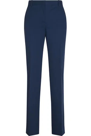 Alberta Ferretti Femme, Pantalons, Bleu, Taille: 40 FR Pantalon Élégant pour Femmes