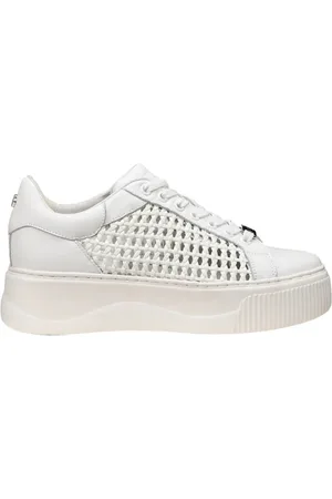 Cult Femme, Chaussures, Blanc, Taille: 39 EU Baskets sportives blanches femme
