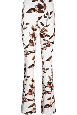 CIRCUS HOTEL Femme, Pantalons, Multicolore, Taille: 38 FR Pantalon taille haute floral