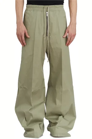 Rick Owens Homme, Pantalons, Vert, Taille: L Pantalon Large Bela Céladon