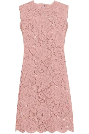 Dolce & Gabbana Femme, Robes, Rose, Taille: 42 FR Robes Élégantes de Créateur