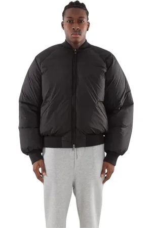 Garment Workshop Homme, Vestes, Noir, Taille: L Veste Bomber Oversize Élégante
