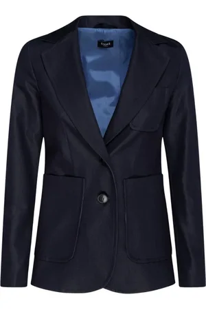 MARELLA Femme, Vestes, Bleu, Taille: 42 FR Blazer Bleu Classique