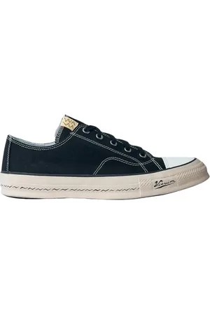 VISVIM Homme, Chaussures, Noir, Taille: 42 EU Baskets Bas Dash-Print