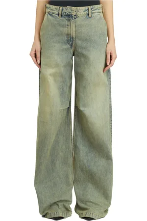 Entire Studios Femme, Jeans, Bleu, Taille: 36 FR Pantalon Denim Surface Wave