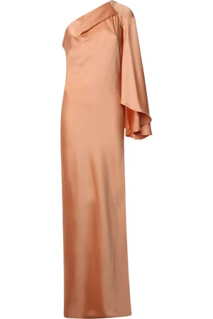 GENNY Femme, Robes, Rose, Taille: 38 FR Robe Rose Asymétrique Une Épaule