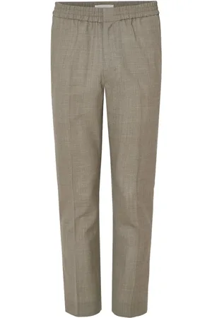 Ami Homme, Pantalons, Gris, Taille: L Pantalon à taille élastique