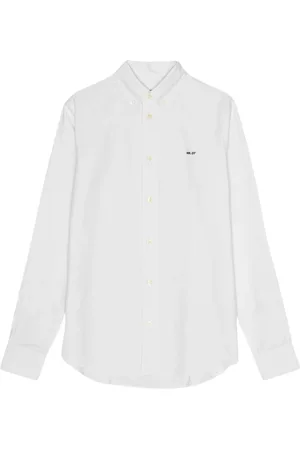 NN.07 Homme, Chemises, Blanc, Taille: 2XL Chemise Classique Blanche Oxford à Boutons
