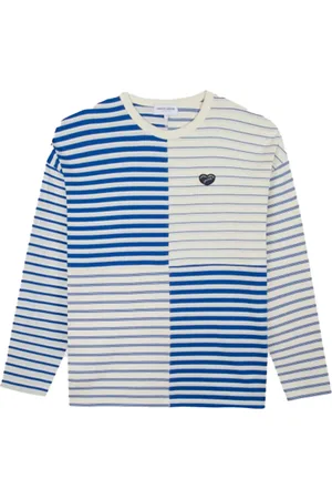 Maison Labiche Homme, Tops, Multicolore, Taille: S Patch Coeur T-shirt Coton Bio
