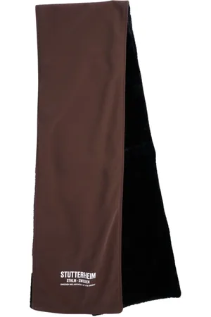 Stutterheim Unisex, Accessoires, Brun, Taille: ONE Size Écharpe Réversible Imperméable en Fausse Fourrure