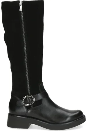Caprice Femme, Chaussures, Noir, Taille: 36 EU Bottes Cheville Noires Décontractées pour Femmes