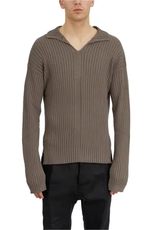 Rick Owens Homme, Pulls, Gris, Taille: L Tabard Dust Top