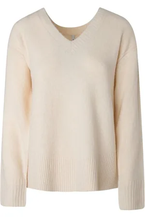 Pepe Jeans Femme, Pulls, , Taille: 38 FR Pull col en V ivoire blanc