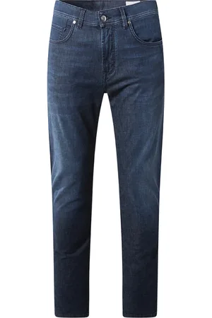 Baldessarini Homme, Jeans, Bleu, Taille: W32 L32 Jean Whisker Bleu Foncé Usé Coupe Droite