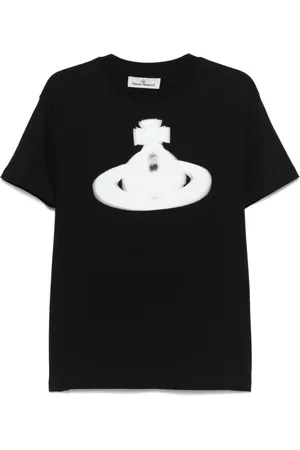 Vivienne Westwood Homme, Tops, Noir, Taille: S T-shirts et Polos Col Rond Noirs