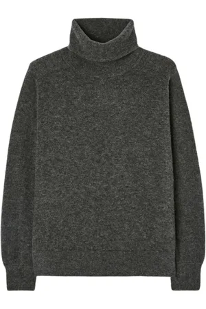 American Vintage Femme, Pulls, Gris, Taille: 36 FR Pull vintage en laine et cachemire à col roulé