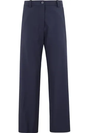 SEMICOUTURE Femme, Pantalons, Bleu, Taille: 36 FR Robe Noire Élégante pour Femmes