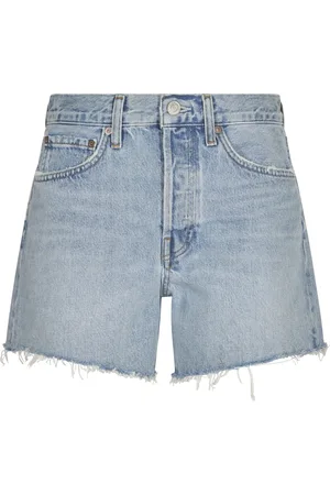 AGOLDE Femme, Shorts, Bleu, Taille: W24 Shorts en Denim Parker Long