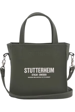 Stutterheim Femme, Sacs, Vert, Taille: ONE Size Sac à bandoulière imperméable Biblio