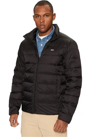 Tommy Hilfiger Homme, Vestes, Noir, Taille: L Doudoune Noire avec Logo
