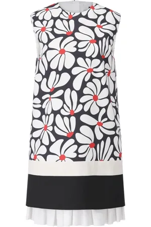 Msgm Femme, Robes, Noir, Taille: 36 FR Robe Midi Florale