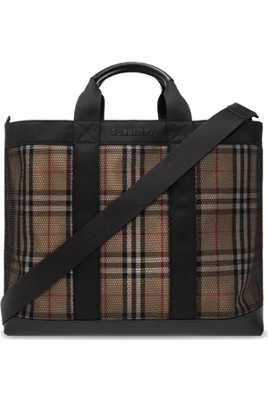 Burberry Femme, Sacs, Multicolore, Taille: ONE Size Sac Shopper en Cuir avec Détail Logo