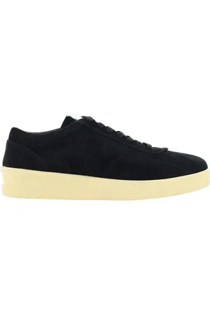 Jil Sander Homme, Chaussures, Noir, Taille: 41 EU Baskets en cuir avec détail perforé